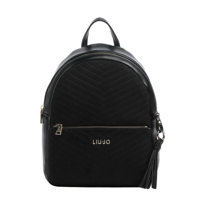 Zainetto Donna con charm nappina Nero