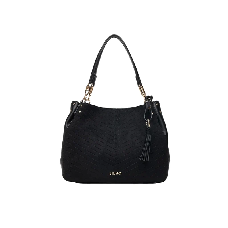 Borsa media Satchel Donna Nero