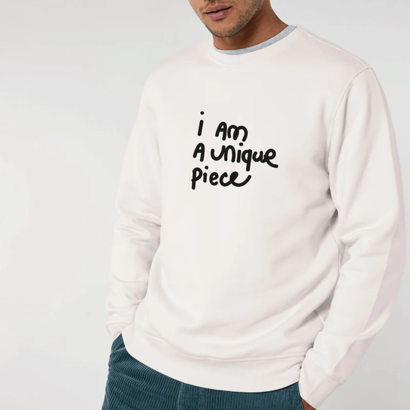 Felpa I.A.U.P. vintage white