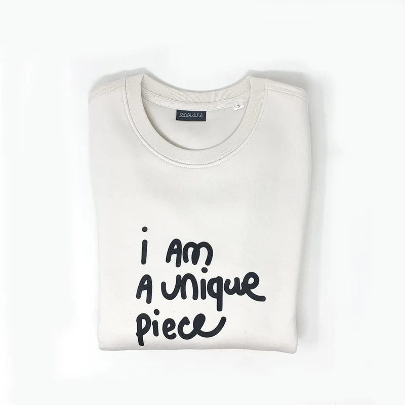Felpa I.A.U.P. vintage white