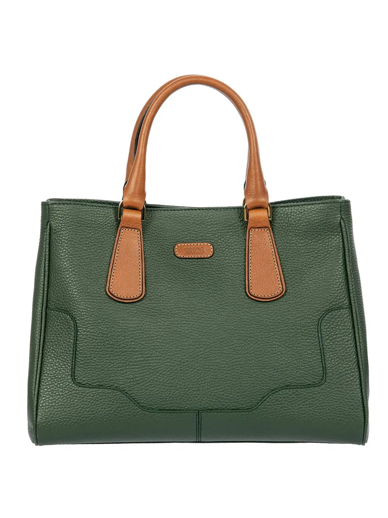 Perla leather handbag
