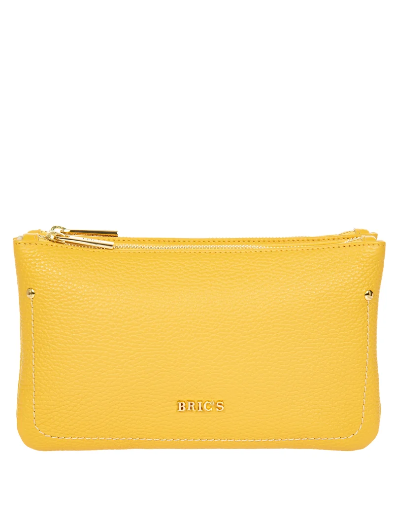 Violetta Leather Bag with 2 zippers