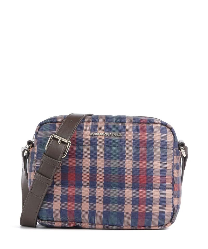 Mandarina Duck Tartan Borsa a tracolla tartan brown