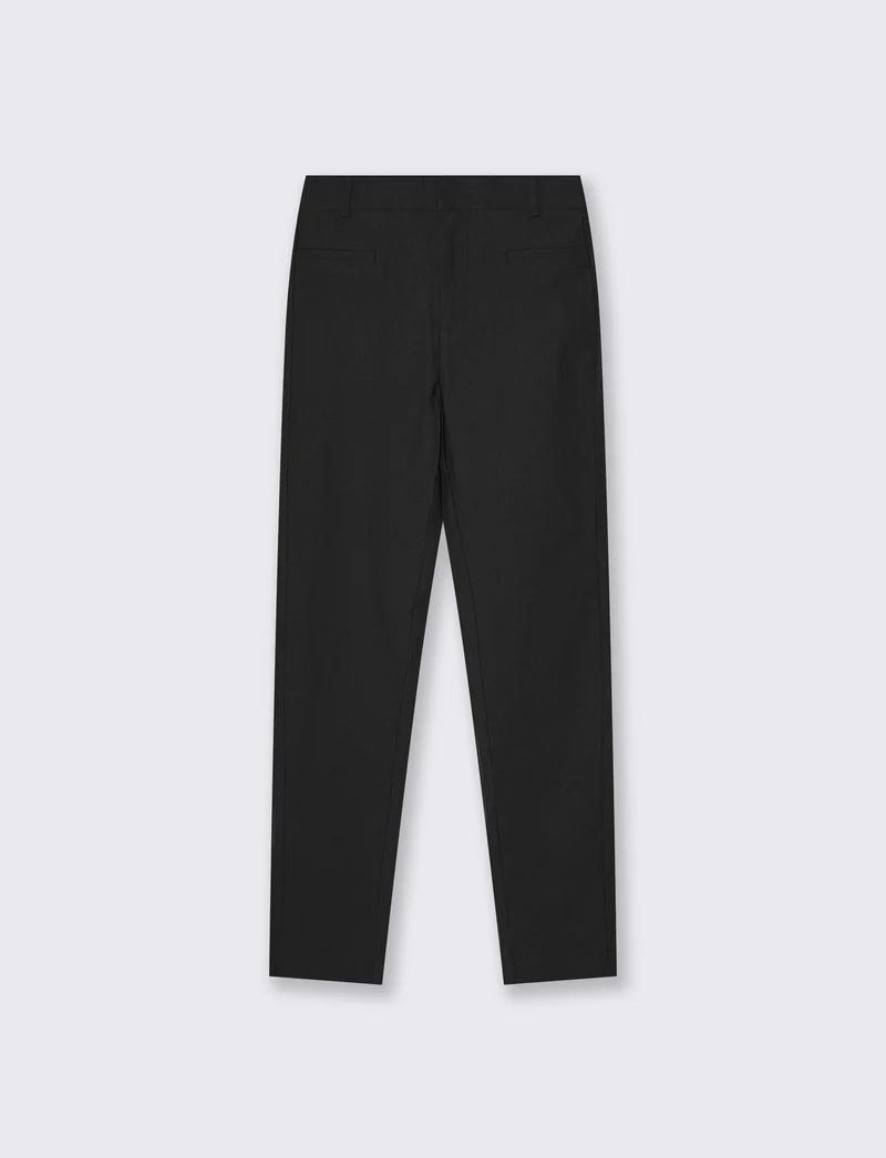 Pantalone con tasche a friso - Nero