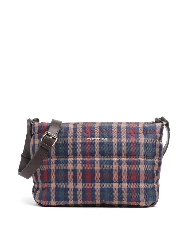 Mandarina Duck Tartan Borsa a tracolla tartan brown