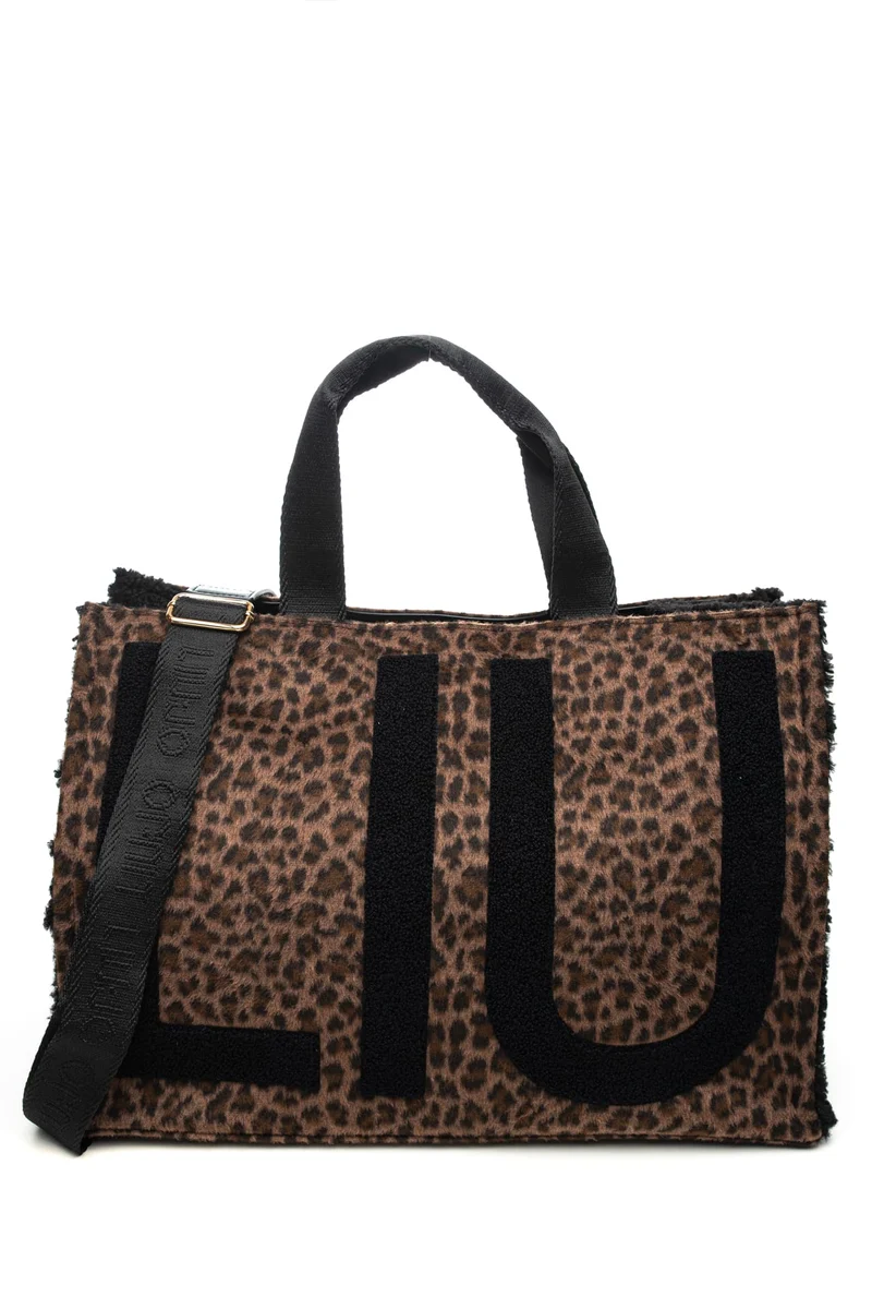 L Tote Animalier Liu Jo Donna Fantasia - Borsa a Mano 41x21x30 cm