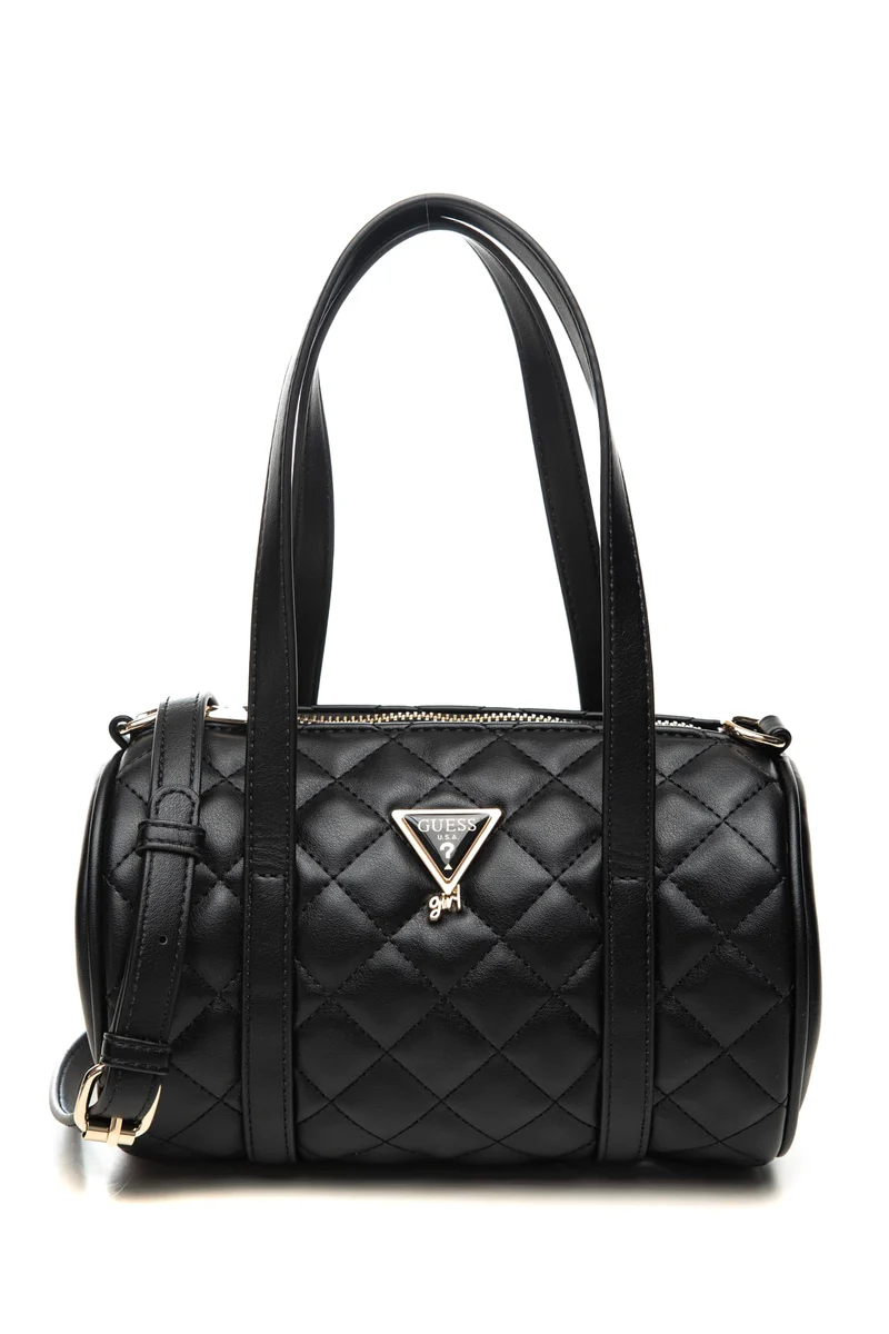 Borsa Guess Girl Faux Fur Barrel Bag Bambina Nera 22x13x13