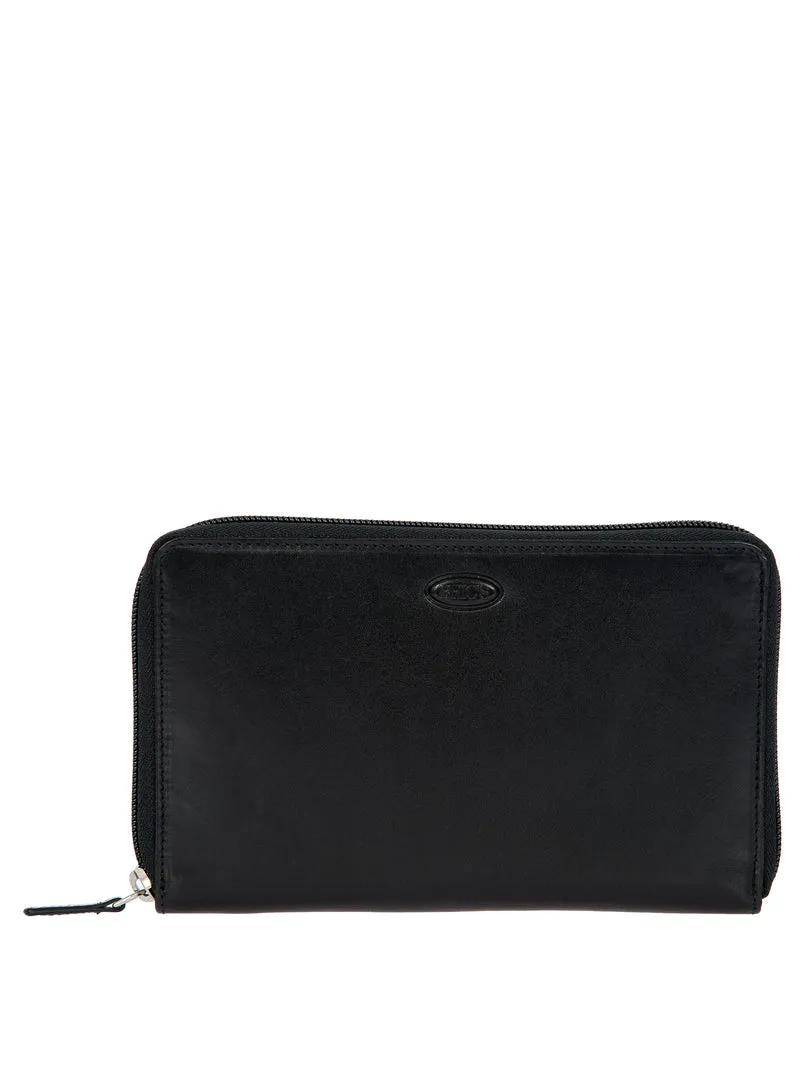 Vegetable-tanned leather card holder