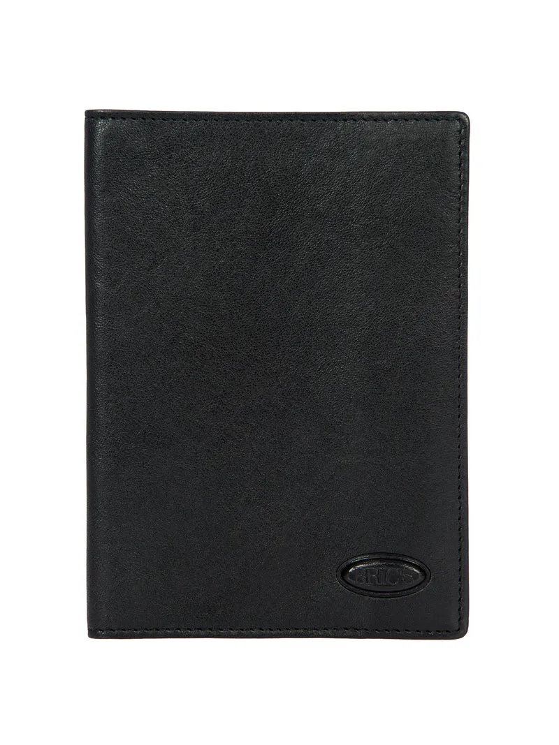 Vegetable-tanned leather passport case