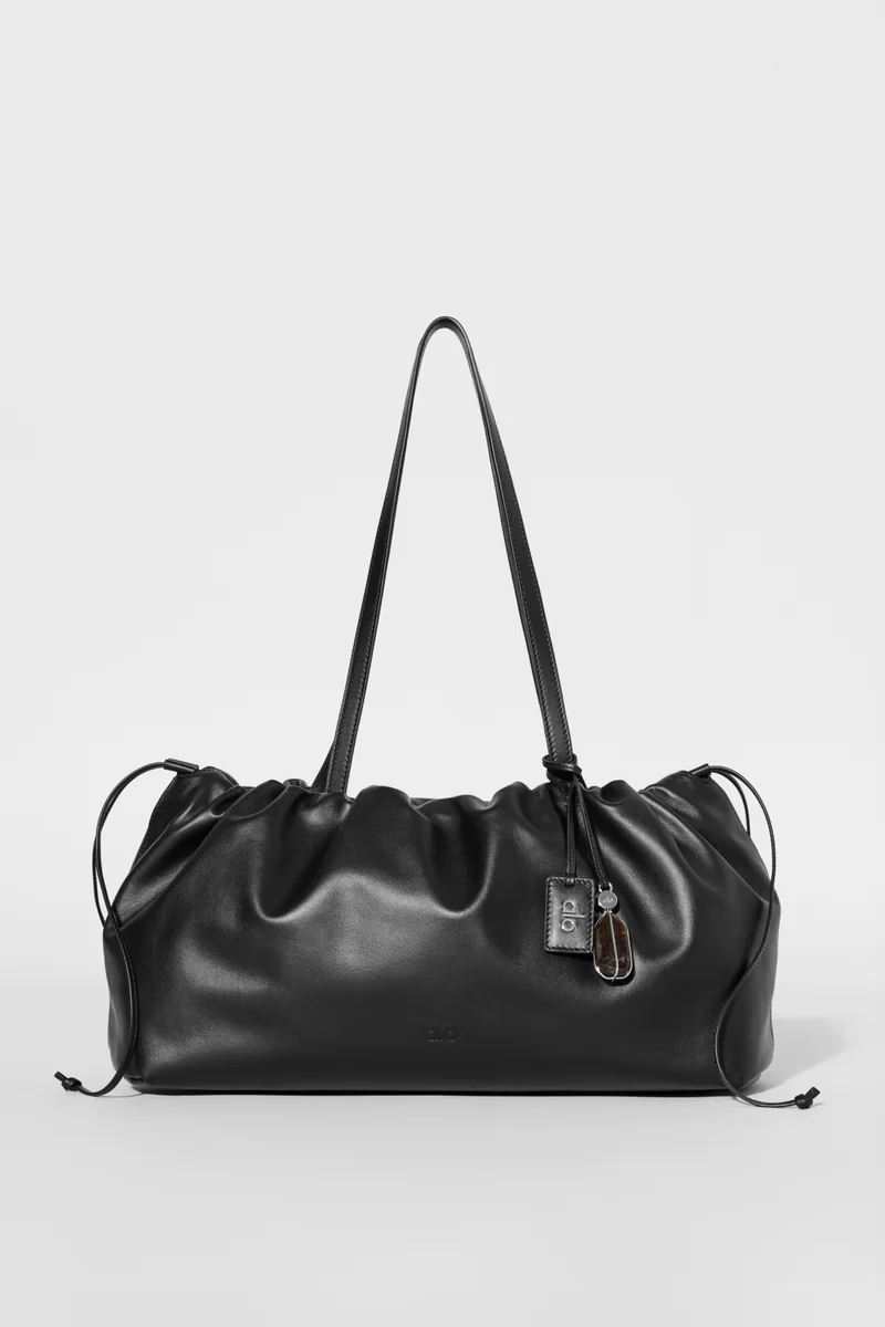 ALO Unwind Cinch - Black Leather
