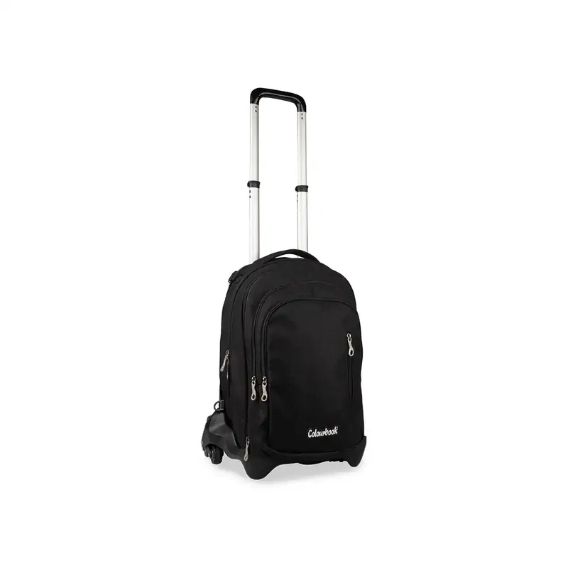 Zaino Trolley Scuola Glitter 35 L Colourbook (Nero)