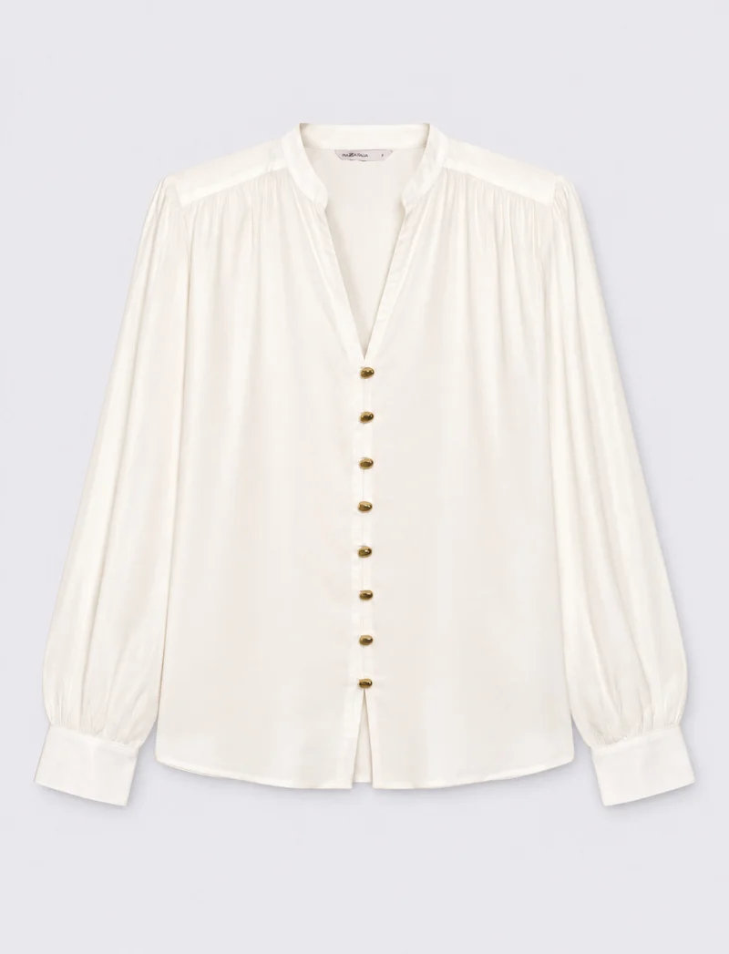 Casacca a manica lunga - Bianco latte