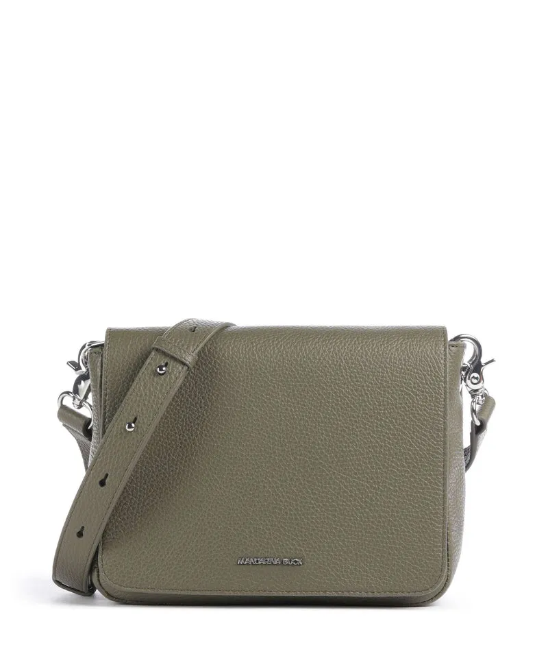 Mandarina Duck Mellow Leather Borsa a tracolla winter olive