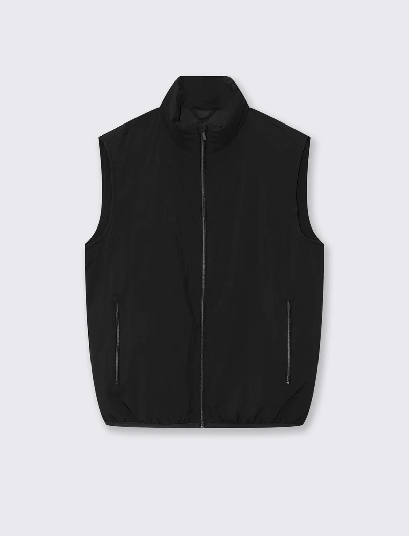 GIUBBOTTO BASIC SMANICATO - Nero