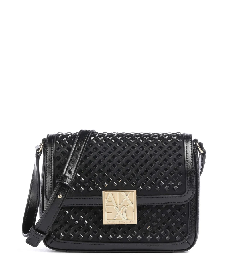 Armani Exchange Amy S Borsa a tracolla black