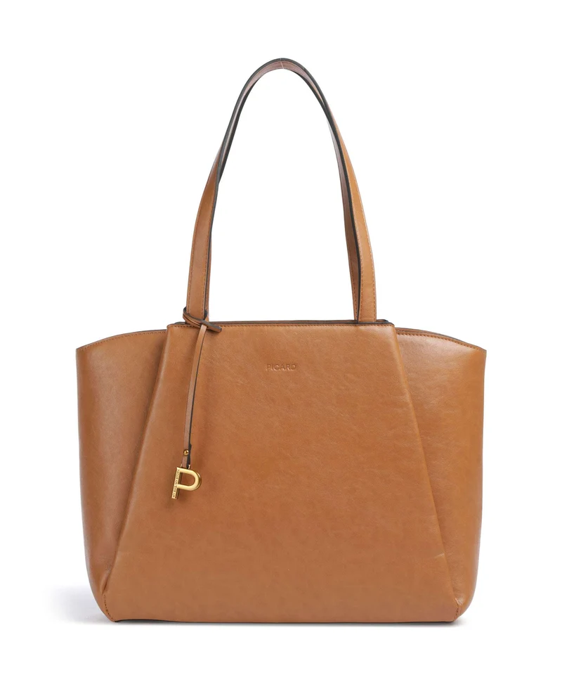 Picard 9 to Fine Borsa shopper cognac
