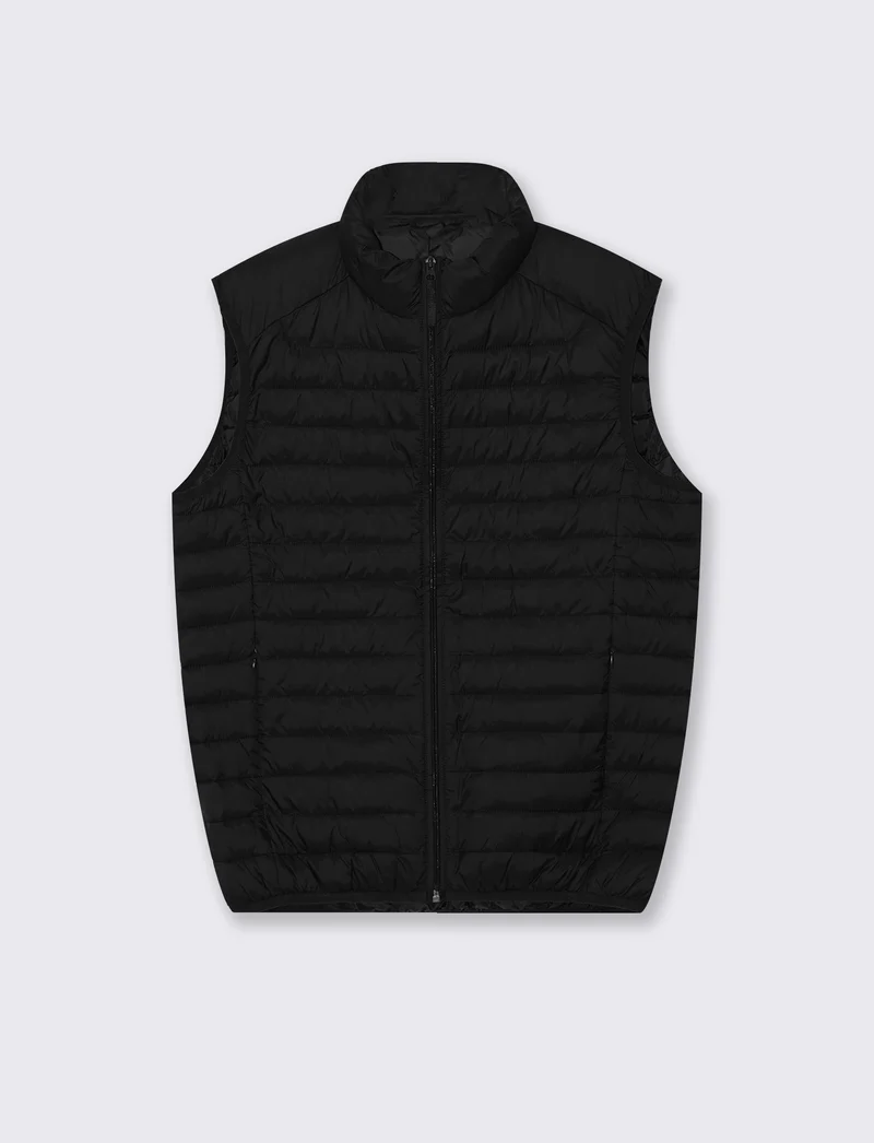 GIUBBOTTO GILET PIUMINO - Nero