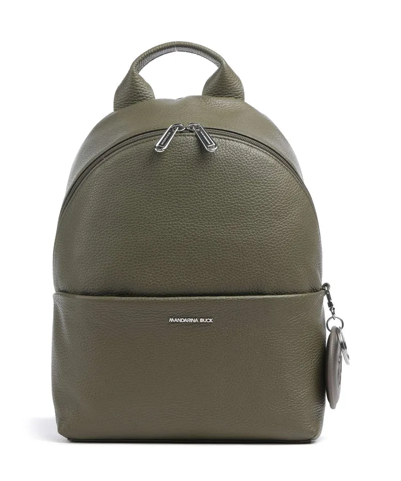 Mandarina Duck Mellow Leather Zaino winter olive