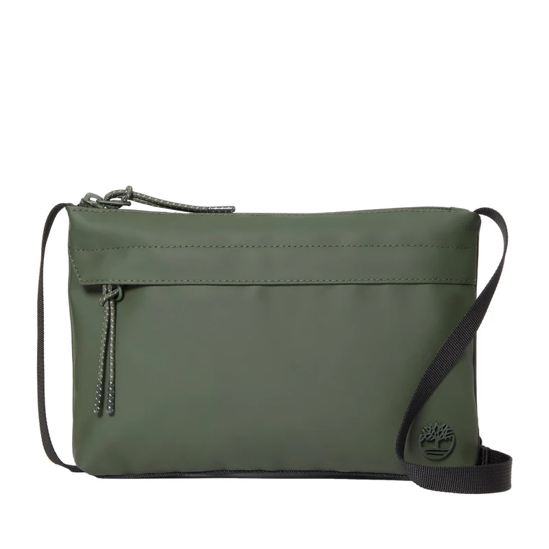 Borsa a tracolla Unisex con zip Verde