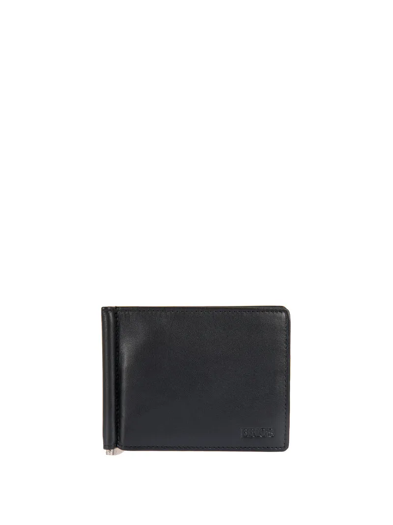 Bernina genuine leather money clip wallet