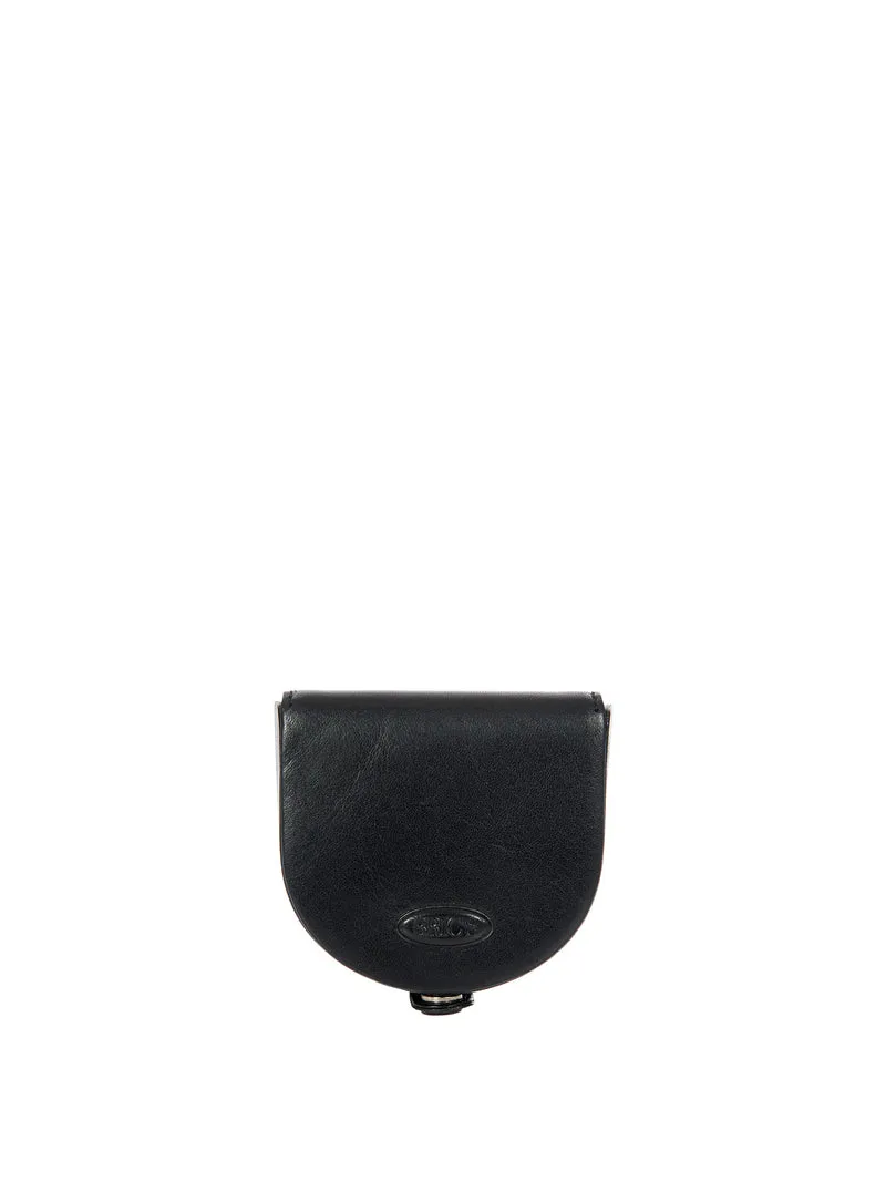 MonteRosa genuine leather coin tray purse