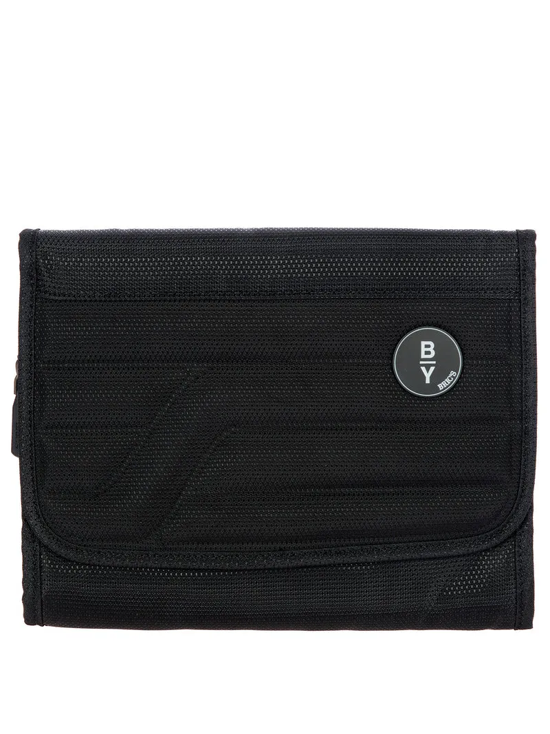 Recycled fabric B|Y tri-fold necessaire