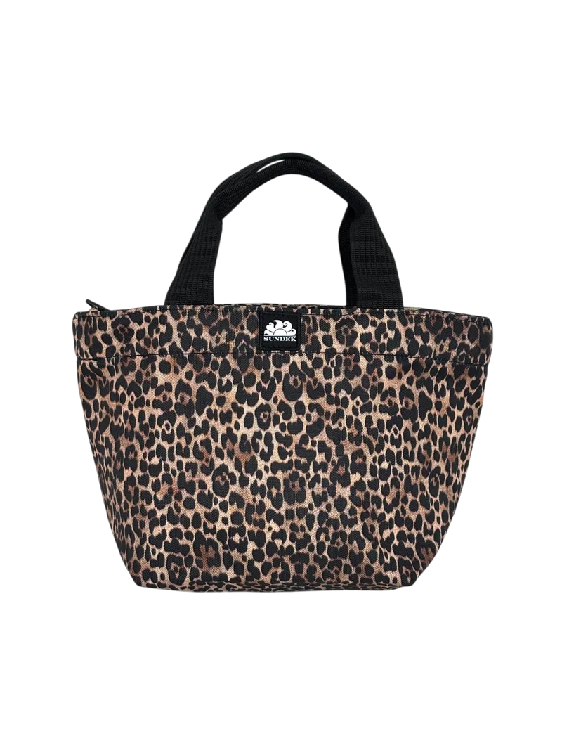 MINI SHOPPER STAMPA LEOPARDATA