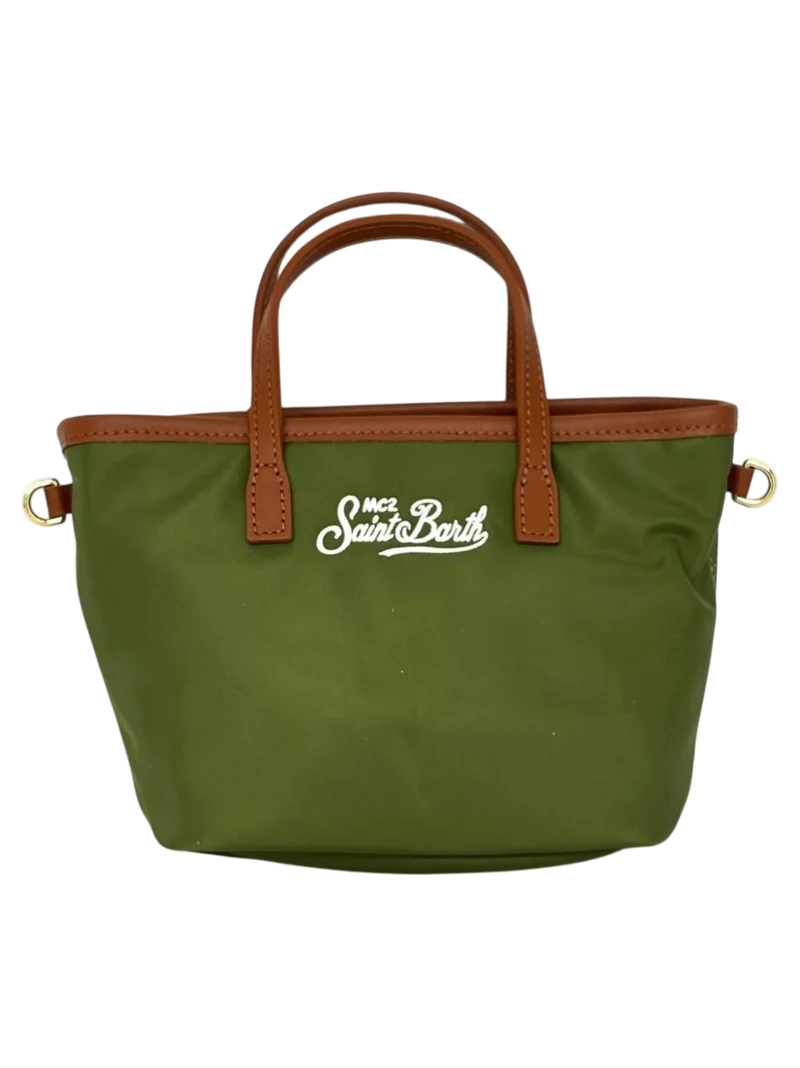 BORSA DONNA VERDE IN NYLON
