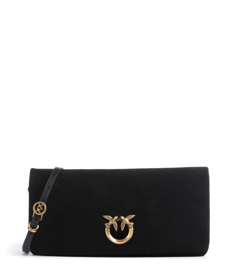 Pinko Click Soft Horizontal Classic Borsa a tracolla nero/antique gold