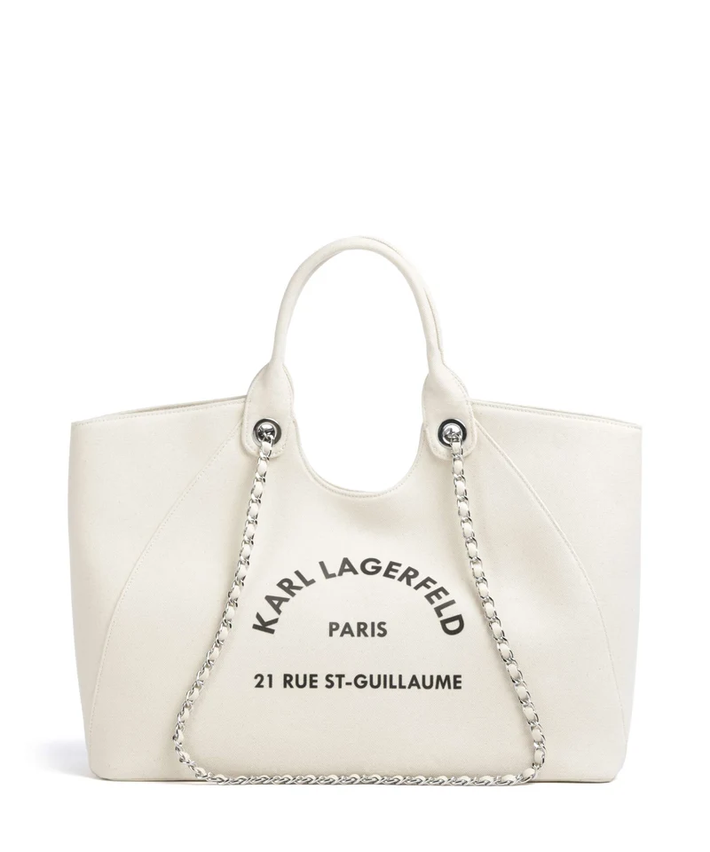 Karl Lagerfeld K/Rue St Guillaume Borsa shopper natural