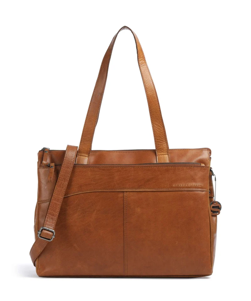 Spikes & Sparrow Bronco Yasmijn Borsa shopper brandy