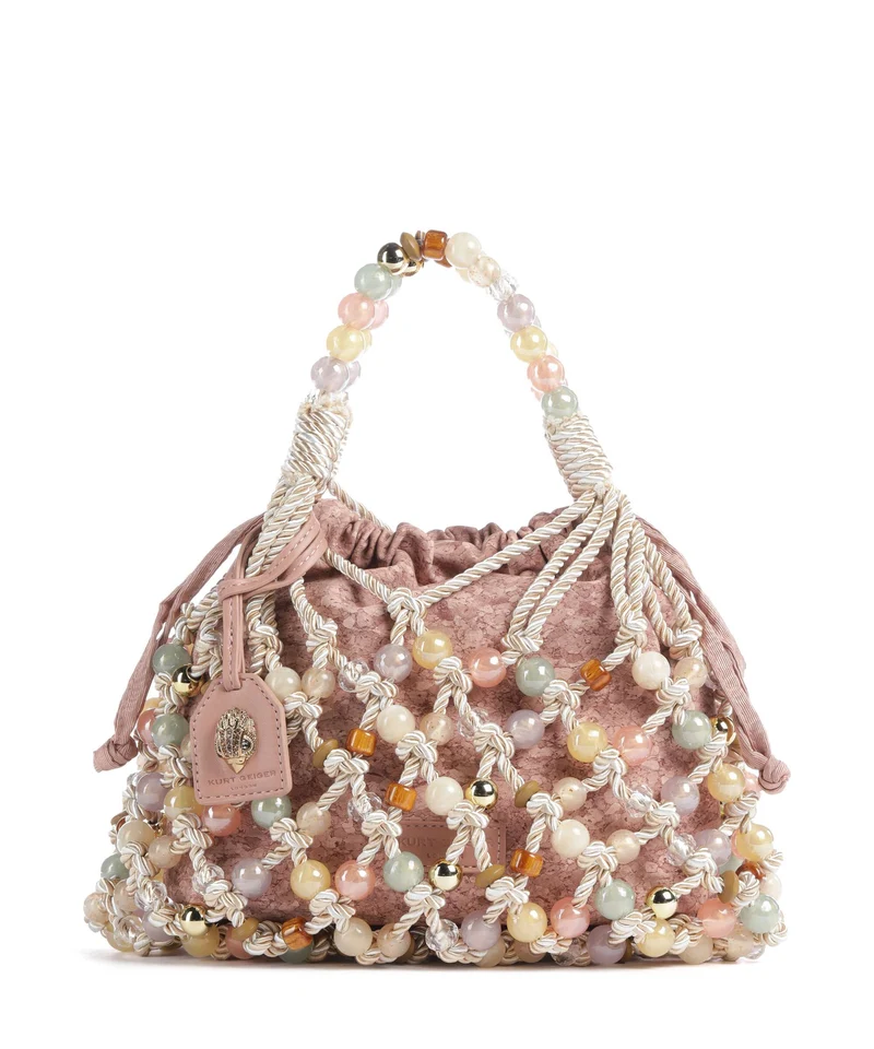 Kurt Geiger Macrame Borsa a mano cream