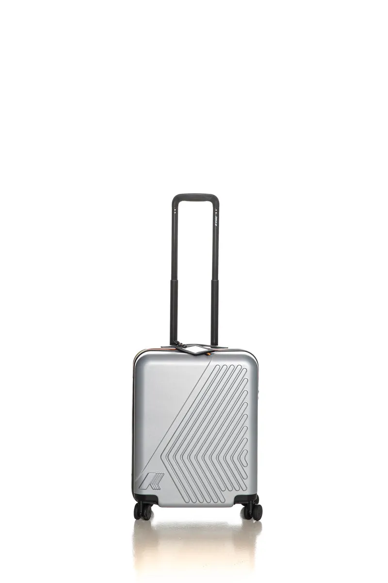 Trolley K-Way Eudoxie Lg Unisex Grigio Silver In Policarbonato