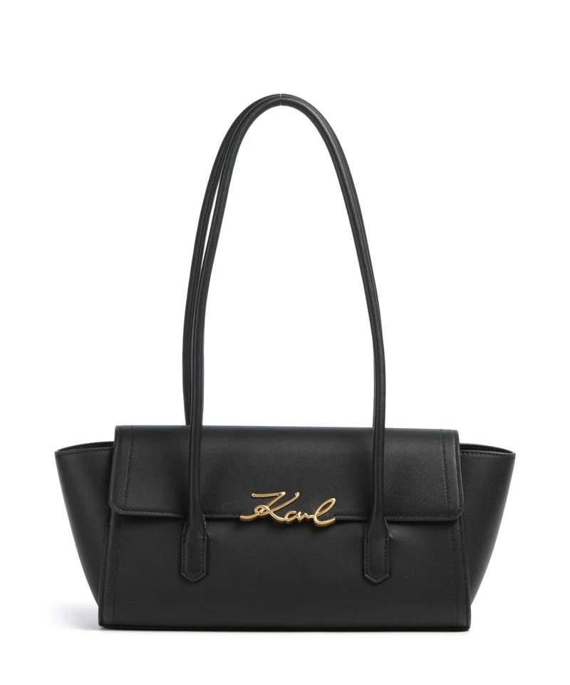 Karl Lagerfeld K/Signature Borsa a spalla black/gold