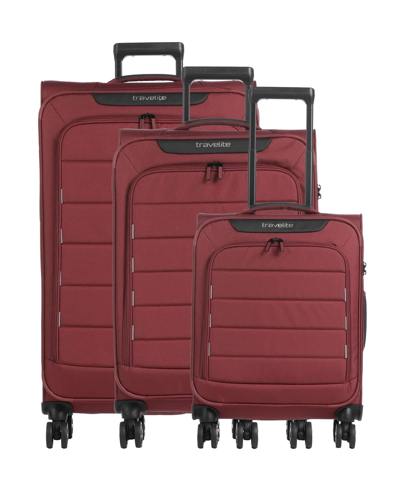 Travelite Skaii Set valigie trolley (4 ruote) red