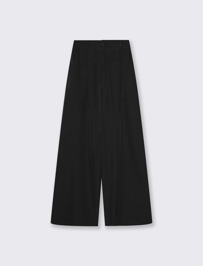 PANTALONE PALAZZO - Nero