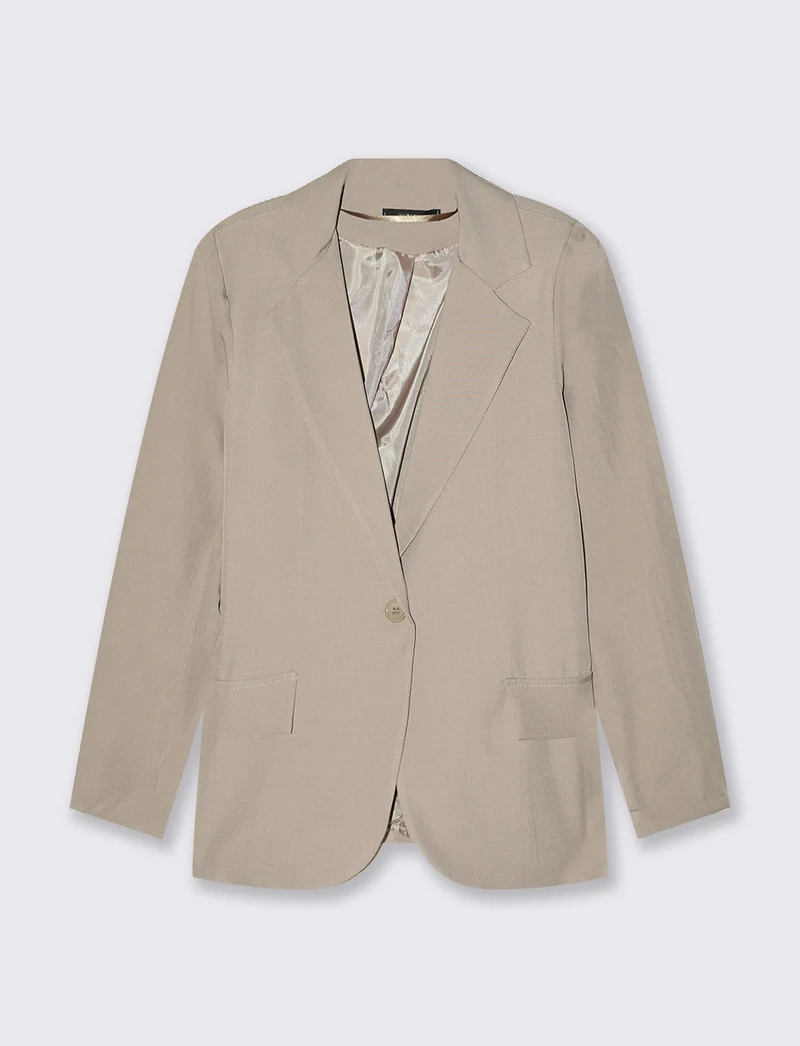 GIACCA MONOPETTO - Beige