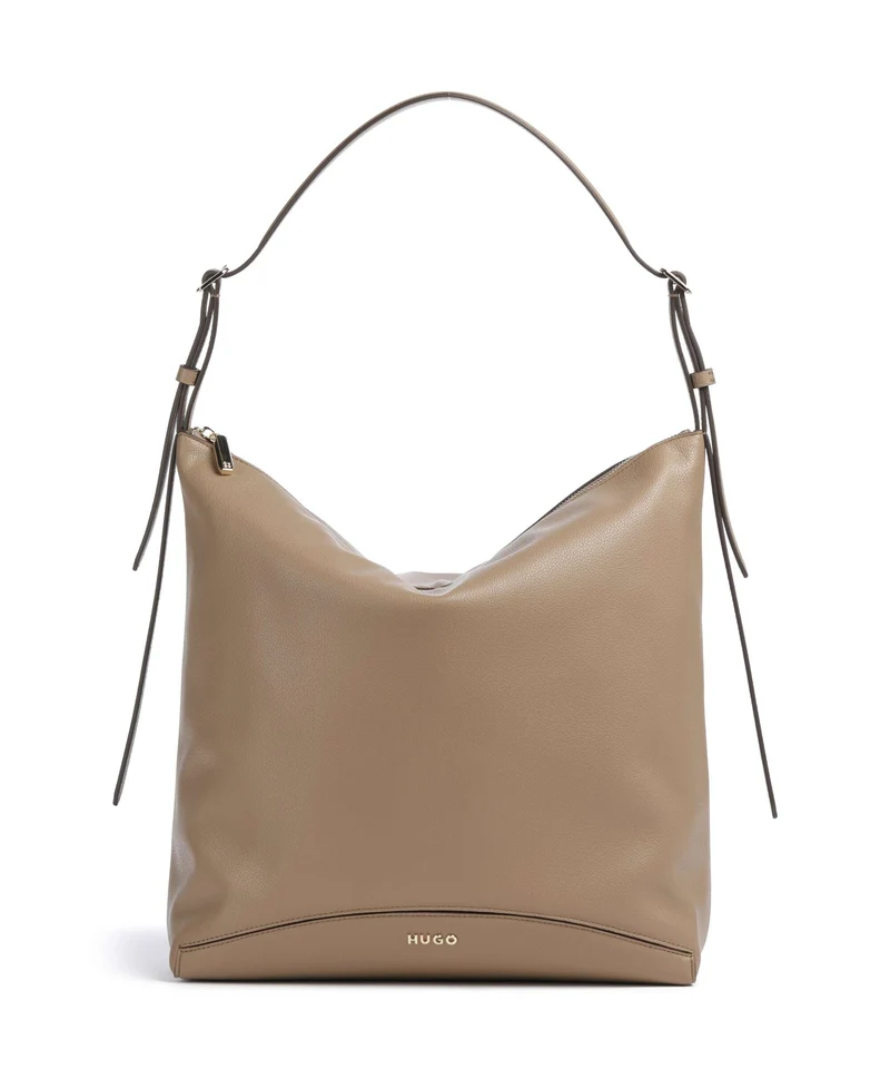 Hugo Lucya Borsa hobo brown overflow