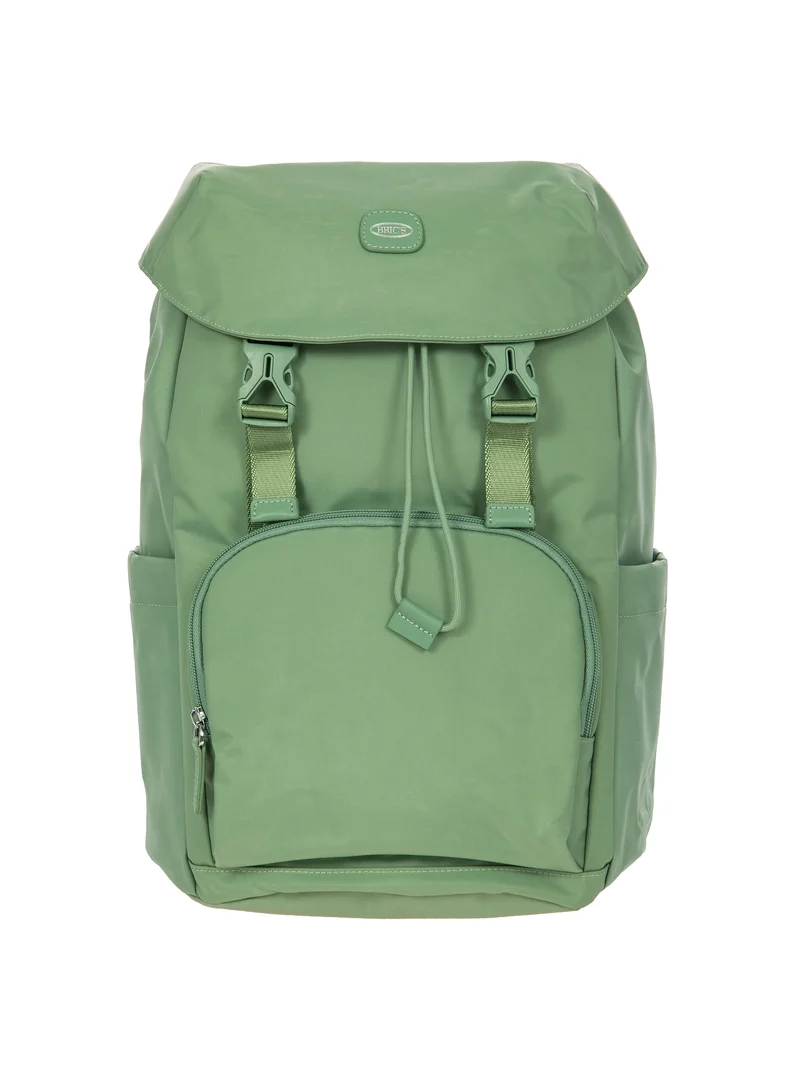 Monochrome backpack with computer compartment
