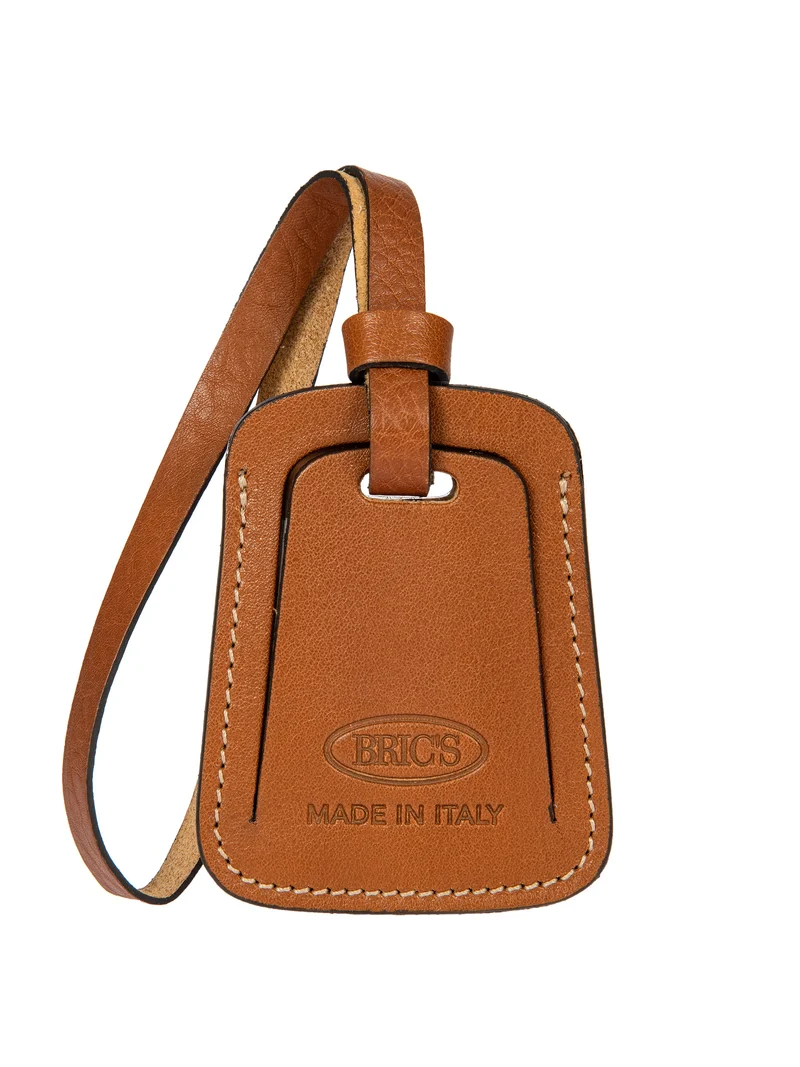 Leather address tag