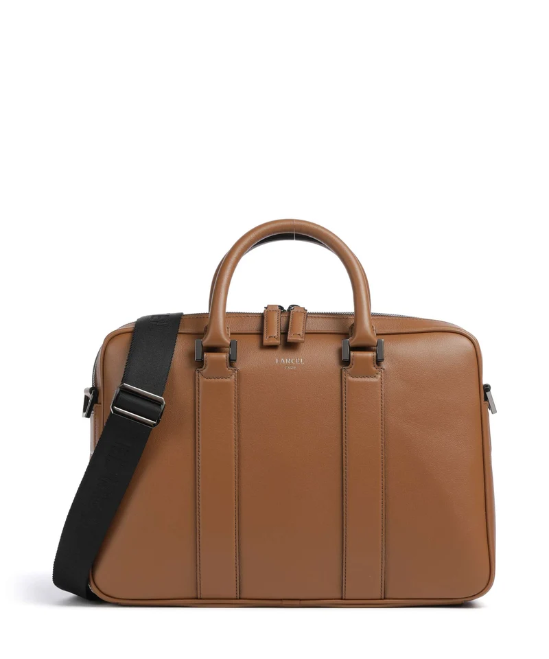 Lancel Edgard Cartella cognac
