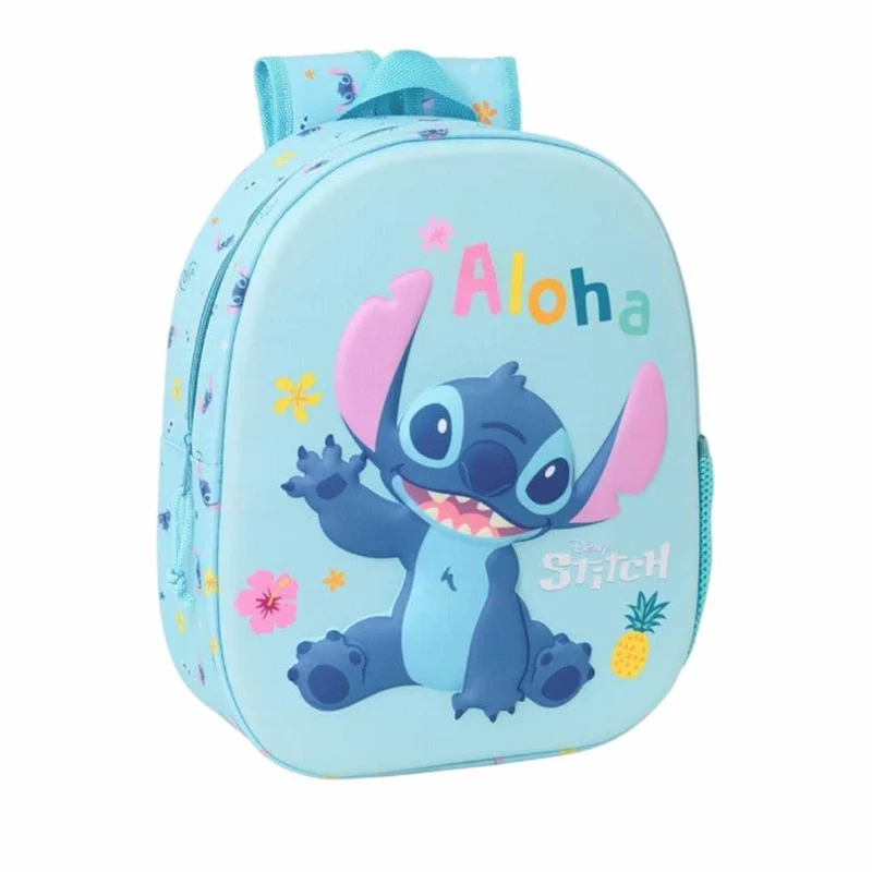 Zaino Stitch Aloha 3D 33 cm per Scuola Materna