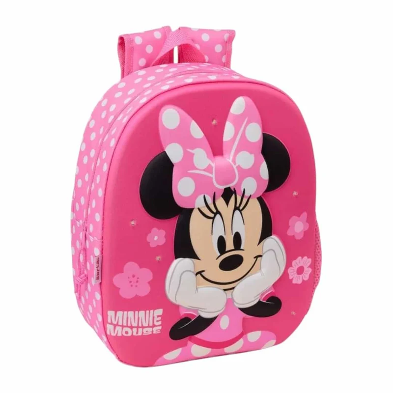 Zaino SAFTA Disney Minnie 3D con LED 33 cm