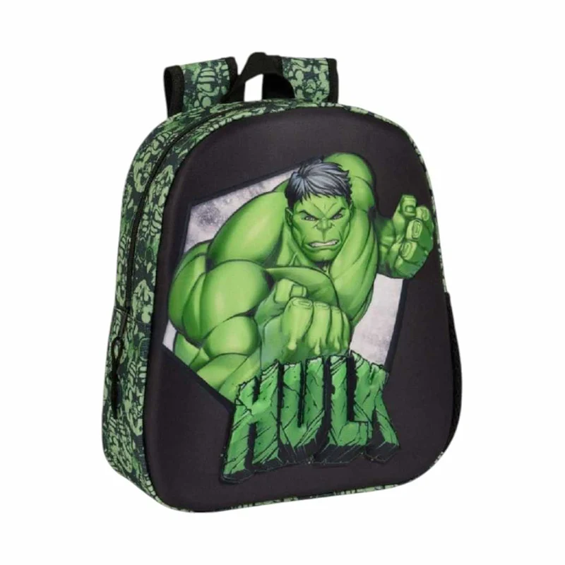 Zaino asilo Hulk Avengers con figura 3D