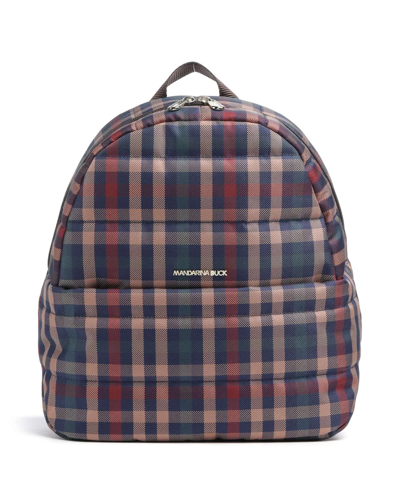 Mandarina Duck Tartan Zaino tartan brown