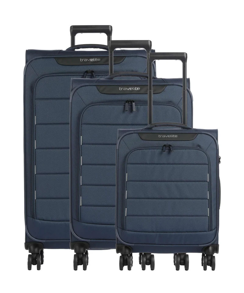 Travelite Skaii Set valigie trolley (4 ruote) navy