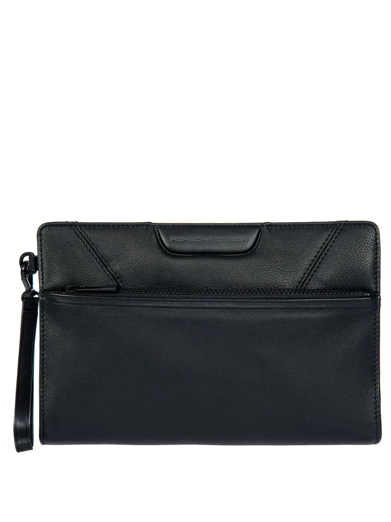 Roadster Leather Evo Clutch Bag w/front pocket