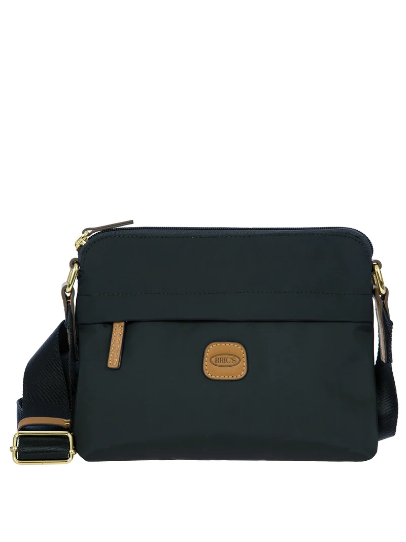Small recycled fabric crossbody bag