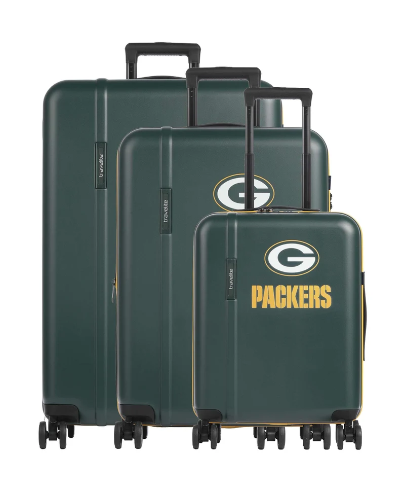 Travelite NFL Set valigie trolley (4 ruote) green bay packers