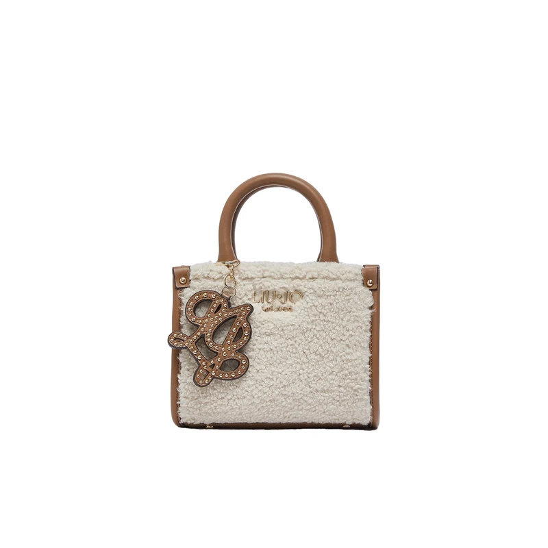 Mini Borsa Donna in teddy con charm
